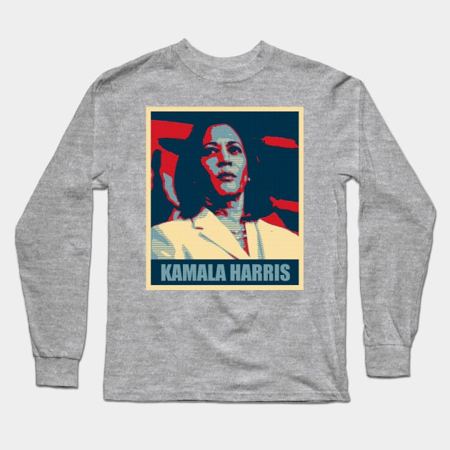 Kamala Harris Long Sleeve T-Shirt by Aldyz